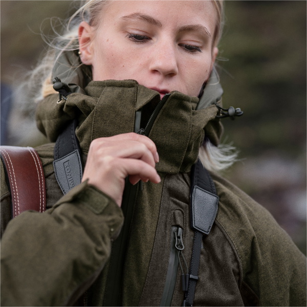 Seeland Womens Avail Aya Insulated Jacket 10022064 - Pine Green / Demitasse Brown